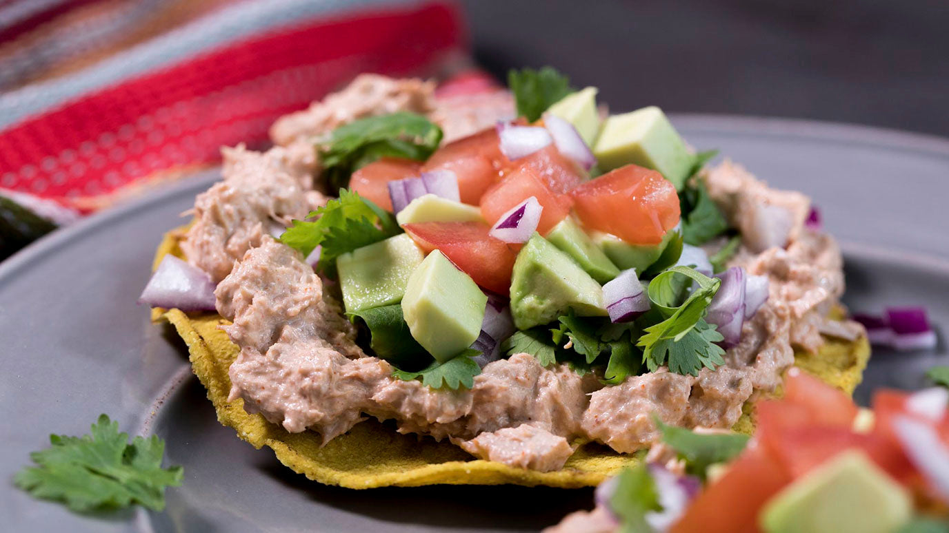 Mexican Tuna Tostadas