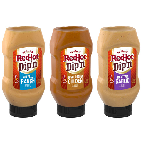 Frank's RedHot® Dip'n Sauce Variety Pack, 3ct