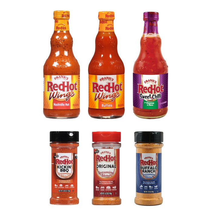 Frank's RedHot® Wing Lovers Combo Pack, 6ct