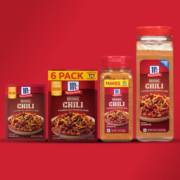 McCormick® Chili Seasoning Mix, 1.25 oz