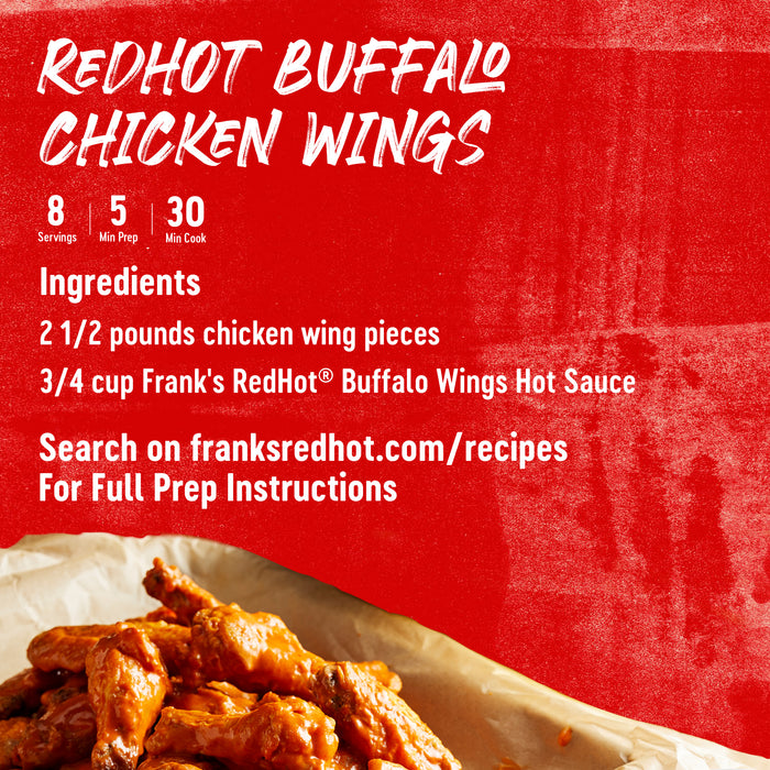 Frank's RedHot® Buffalo Wings Hot Sauce, 12 fl oz (2-Pack)