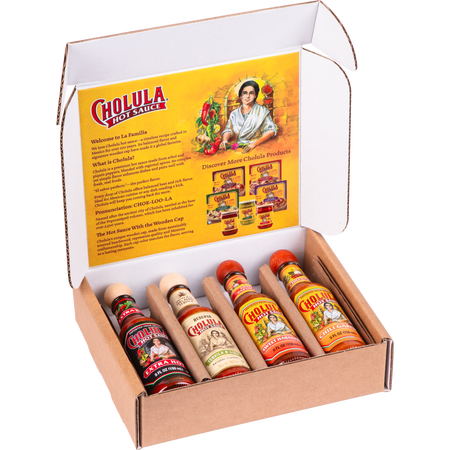 Cholula Variety Pack, 4-Count (Extra Hot, Reserva, Sweet Habanero, Chili Garlic)