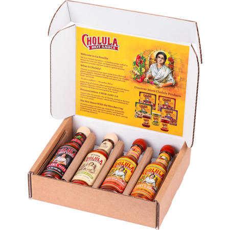 Cholula Variety Pack, 4-Count (Extra Hot, Reserva, Sweet Habanero, Chili Garlic)