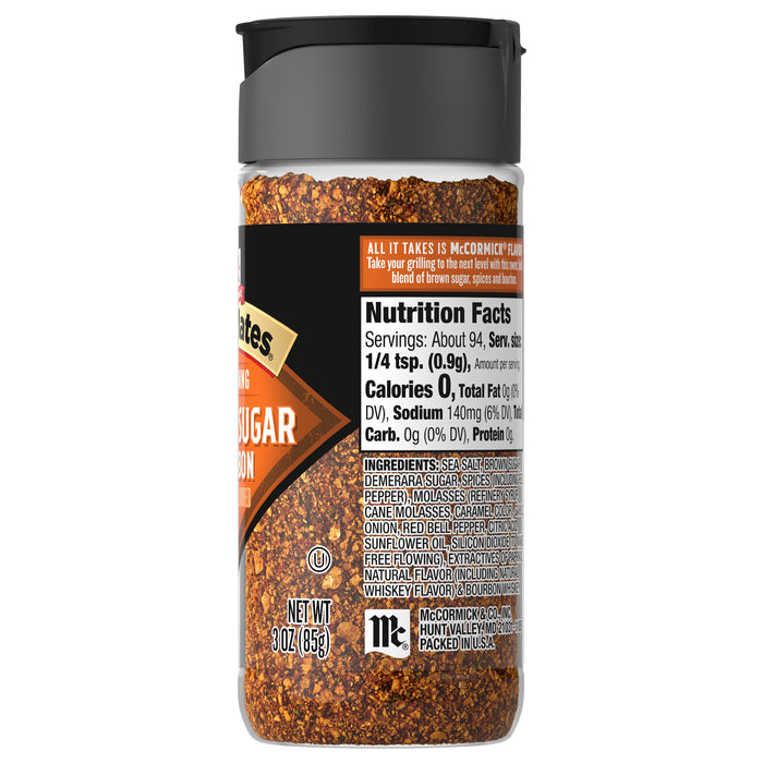 McCormick® Grill Mates® Brown Sugar Bourbon Seasoning, 3 oz