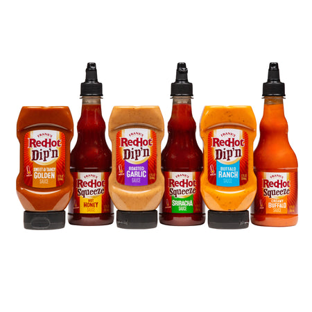 Frank's RedHot® Dip'n + Squeeze Sauce Variety Pack, 6ct