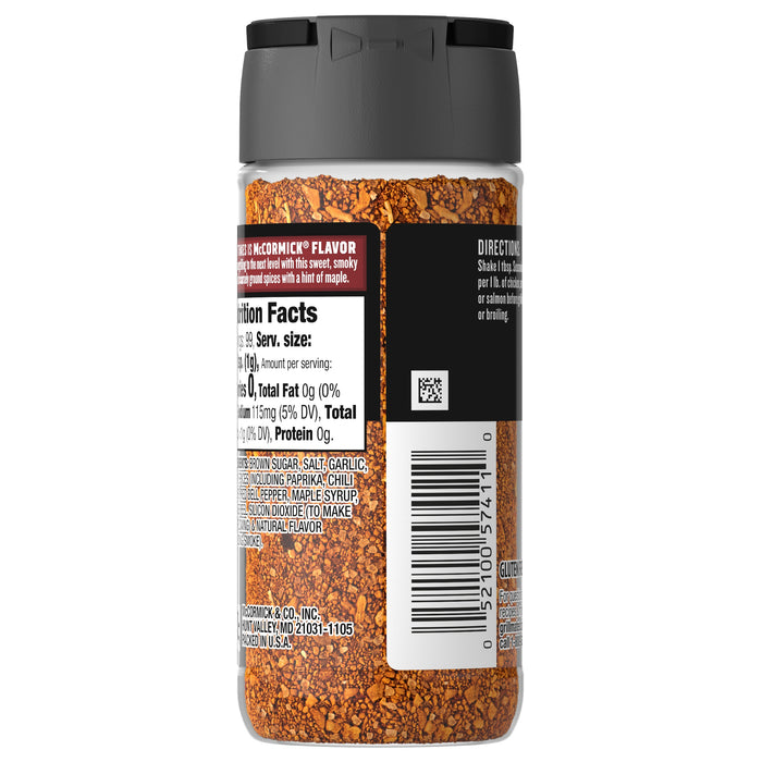 McCormick® Grill Mates® Smokehouse Maple Seasoning, 3.5 oz