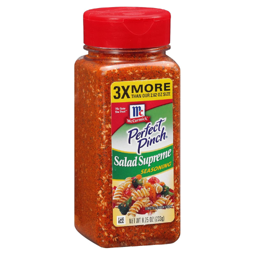  McCormick Perfect Pinch Salad Supreme Seasoning, 8.25 oz Mixed  Spices & Seasonings + 1 Card Protector SchmiidtEmpire + Sticker : Grocery &  Gourmet Food
