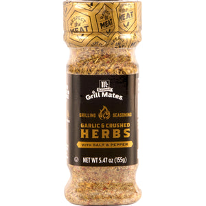 McCormick® Grill Mates® Garlic & Crushed Herbs Seasoning, 5.47 oz