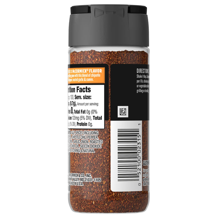 McCormick® Grill Mates® Chipotle & Roasted Garlic Seasoning, 2.5 oz