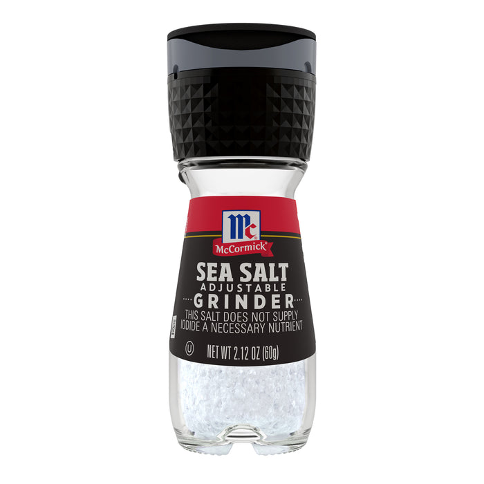 McCormick Sea Salt Grinder, 2.12 oz