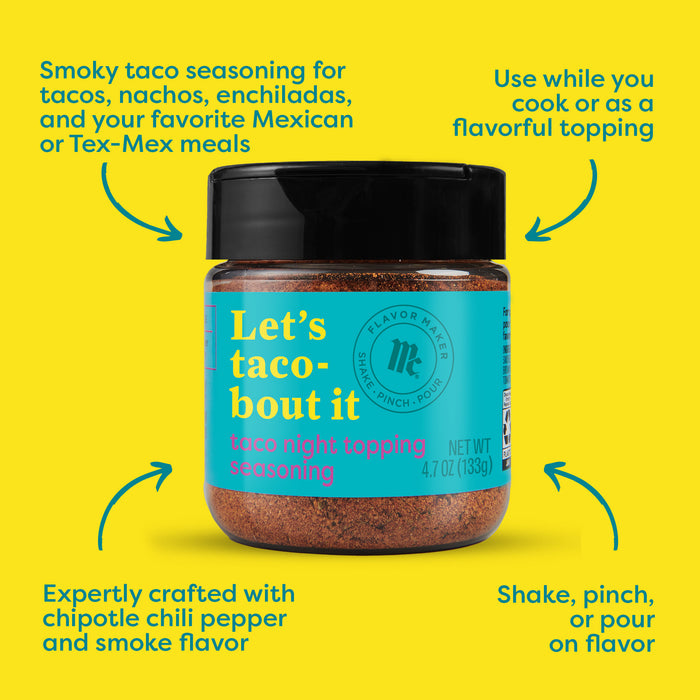 McCormick® Flavor Maker Taco Night Topping Seasoning