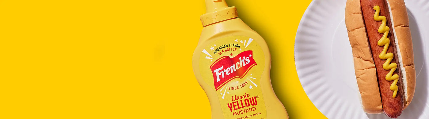 French's Mustard and hot dog