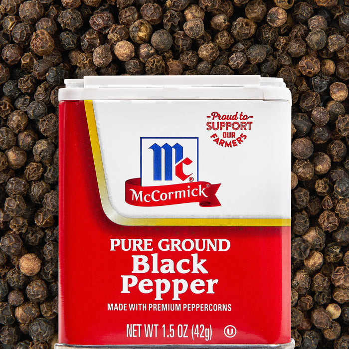 McCormick® Pure Ground Black Pepper, 1.5 oz