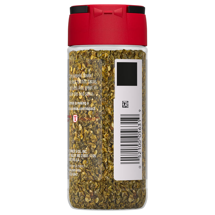 McCormick® Crushed Jalapeno Pepper, 1.37 oz