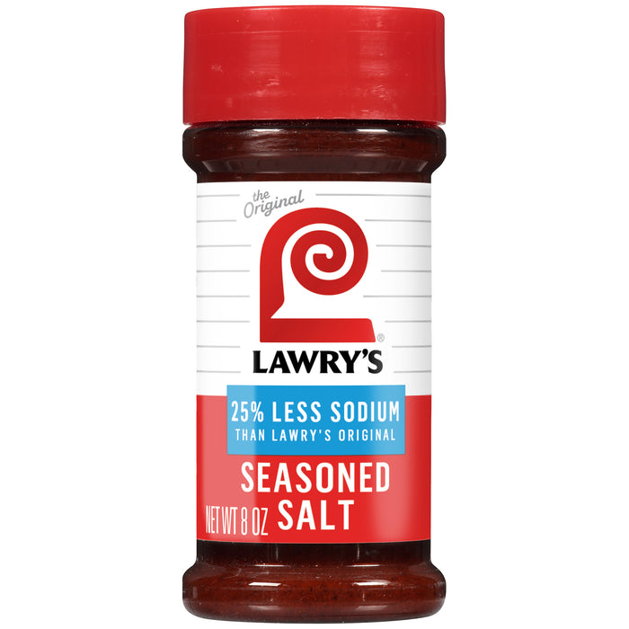 Lawry's® 25% Less Sodium Seasoned Salt, 8 oz