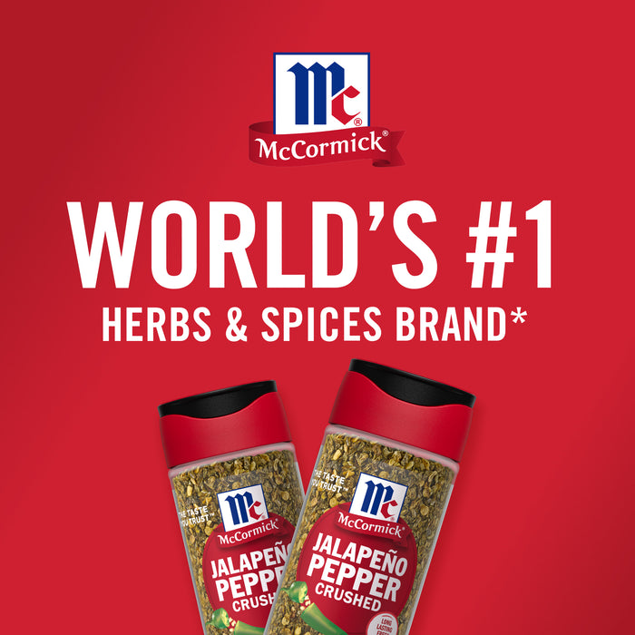 McCormick® Crushed Jalapeno Pepper, 1.37 oz