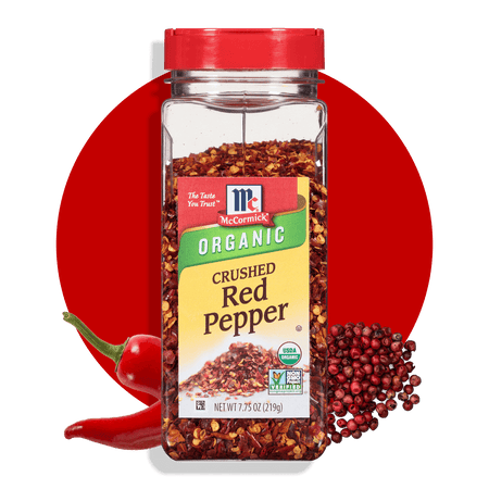 McCormick® Organic Crushed Red Pepper, 7.75 oz