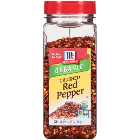 McCormick® Organic Crushed Red Pepper, 7.75 oz