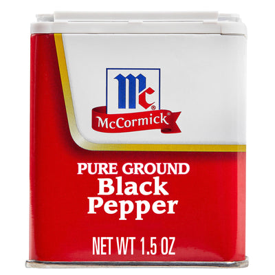 McCormick® Pure Ground Black Pepper, 1.5 oz