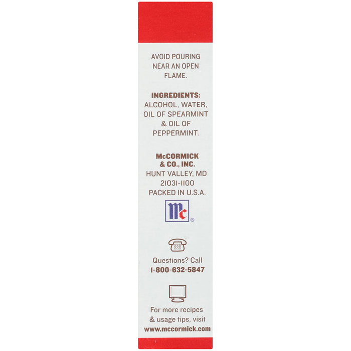 McCormick® Pure Mint Extract, 1 fl oz