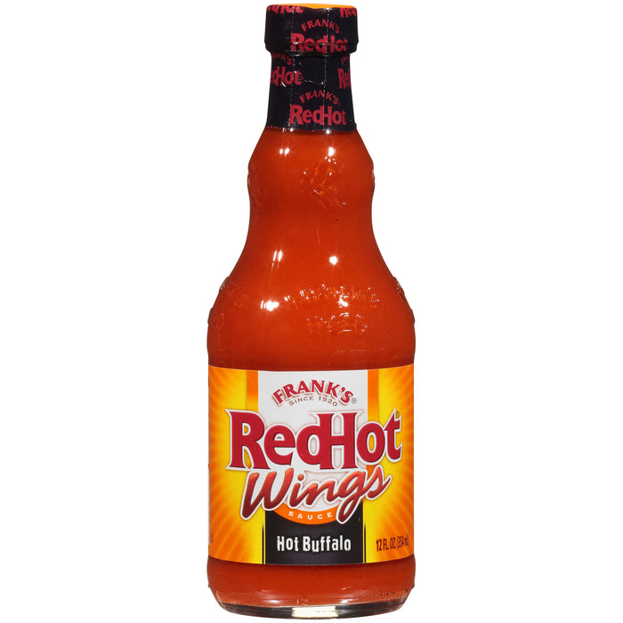 Frank's RedHot® Hot Buffalo Wings Hot Sauce, 12 fl oz (2-Pack)