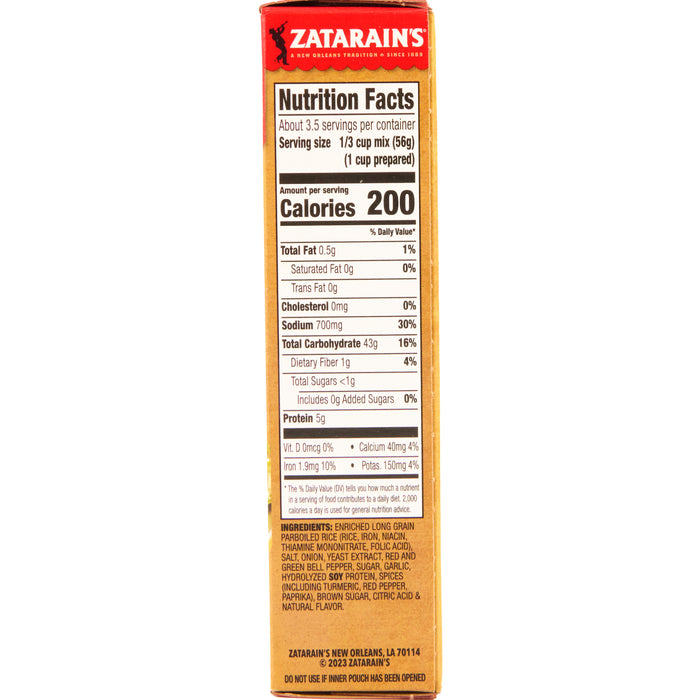 Zatarain's® Yellow Rice Mix, 6.9 oz