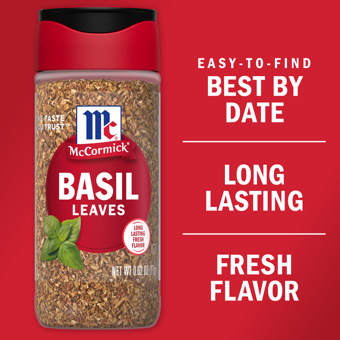 McCormick® Basil Leaves, 0.62 oz