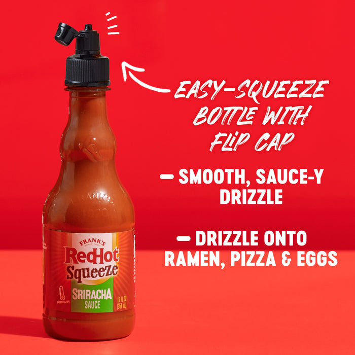 Frank's RedHot® Sriracha Squeeze Sauce, 12 fl oz