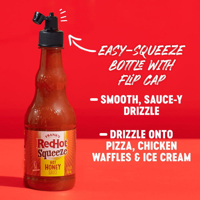 Frank's RedHot® Hot Honey Squeeze Sauce, 12 fl oz