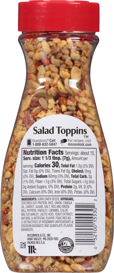 McCormick Salad Toppins Crunchy & Flavorful 3.75 OZ