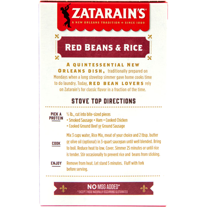 Zatarain's® Red Beans & Rice Dinner Mix, 8 oz