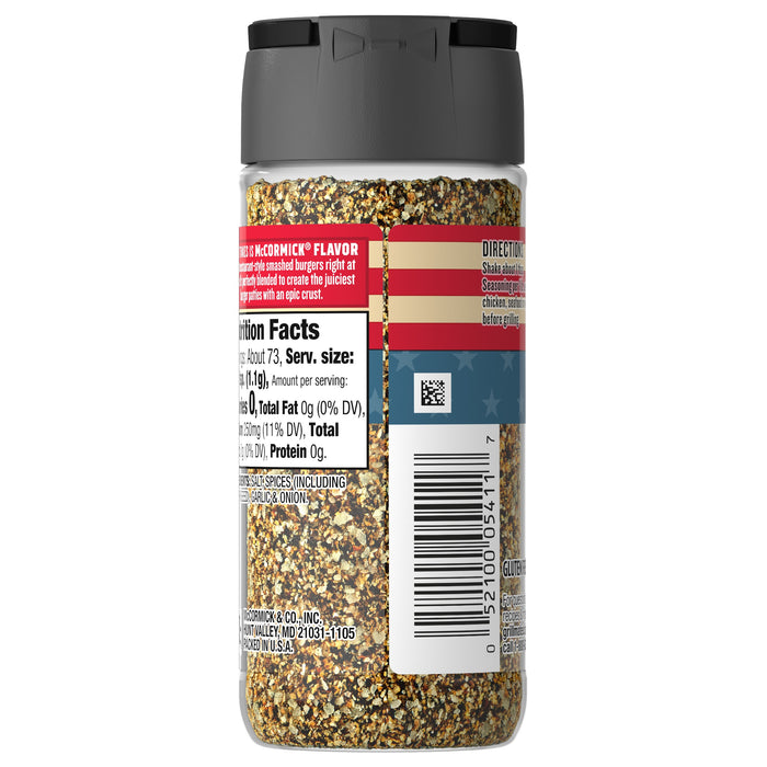 McCormick Grill Mates Smash Burger Seasoning, 2 OZ