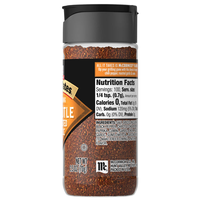 McCormick® Grill Mates® Chipotle & Roasted Garlic Seasoning, 2.5 oz