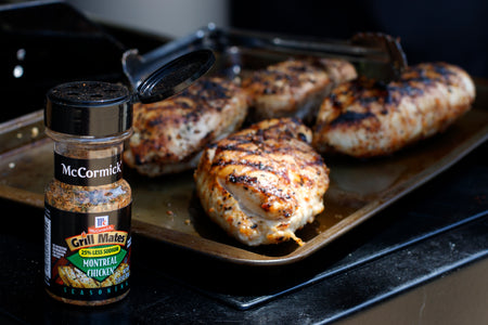 McCormick® Grill Mates® 25% Less Sodium Montreal Chicken Seasoning, 2.87 oz