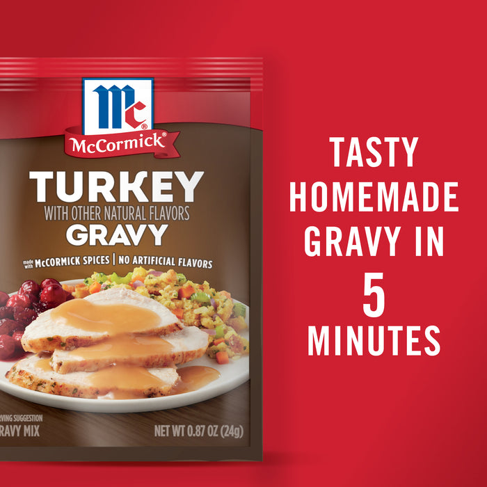 McCormick® Turkey Gravy Seasoning Mix, 0.87 oz