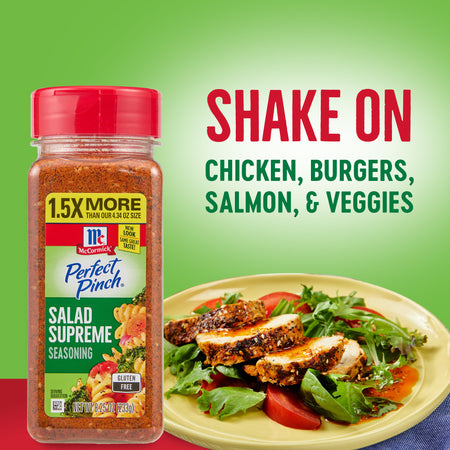 McCormick Perfect Pinch Salad Supreme Seasoning, 8.25 OZ