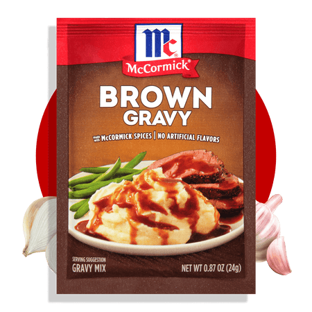 McCormick® Gluten Free Brown Gravy Seasoning Mix, 0.88 oz (12-Pack)