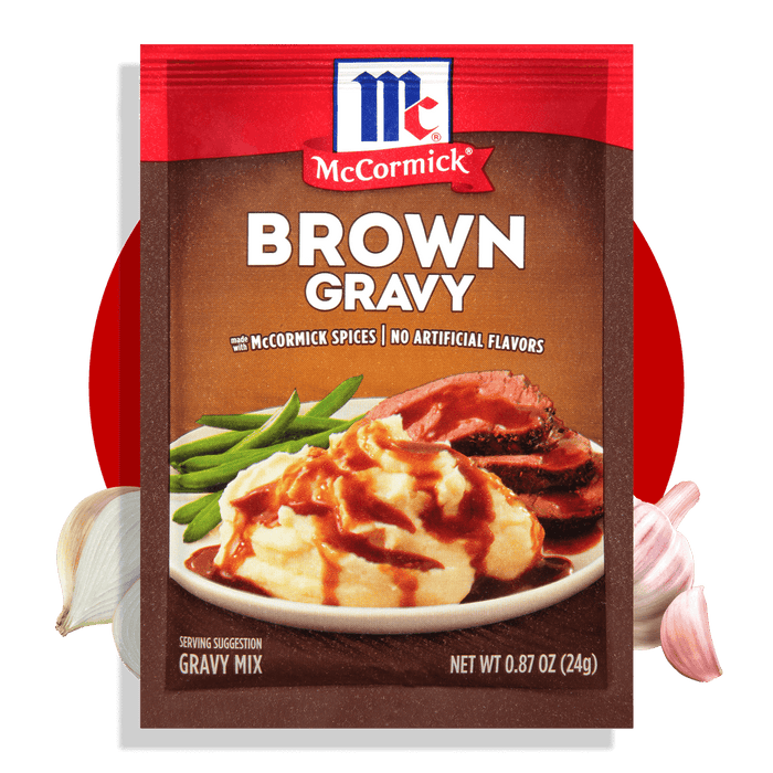 McCormick® Gluten Free Brown Gravy Seasoning Mix, 0.88 oz (12-Pack)