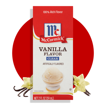 McCormick Vanilla Clear Flavor Artificially Flavored 2 oz