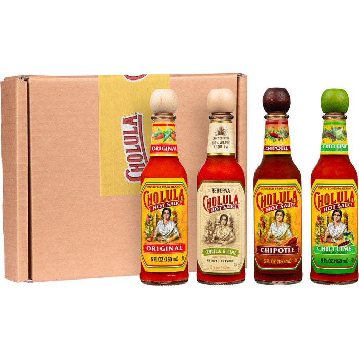 Cholula Variety Pack, 4-Count (Original, Reserva, Chipotle, Chili Lime)