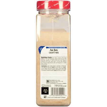 McCormick® Au Jus Gravy Mix, 25 oz