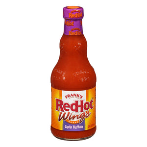 Frank's RedHot® Garlic Buffalo Wings Hot Sauce, 12 fl oz