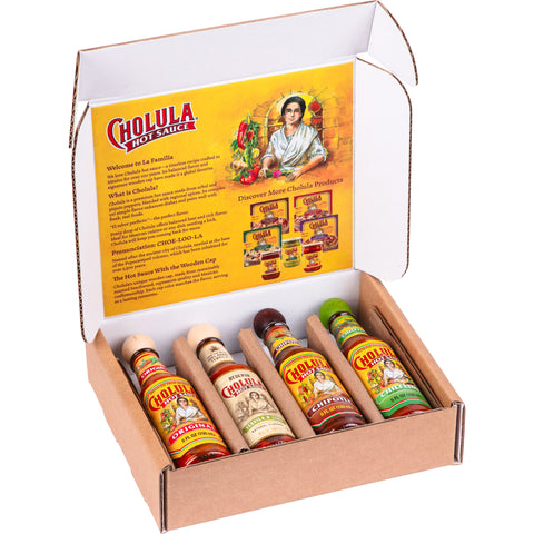 Cholula Variety Pack, 4-Count (Original, Reserva, Chipotle, Chili Lime)