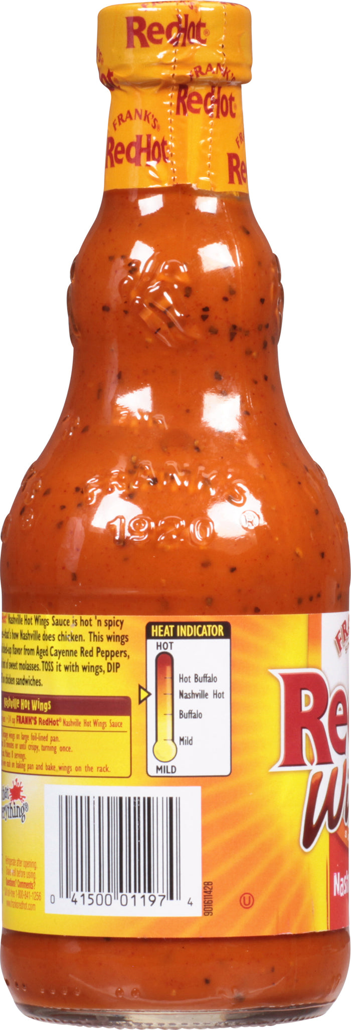 Frank's RedHot® Nashville Hot Wing Sauce, 12 fl oz (2-Pack)