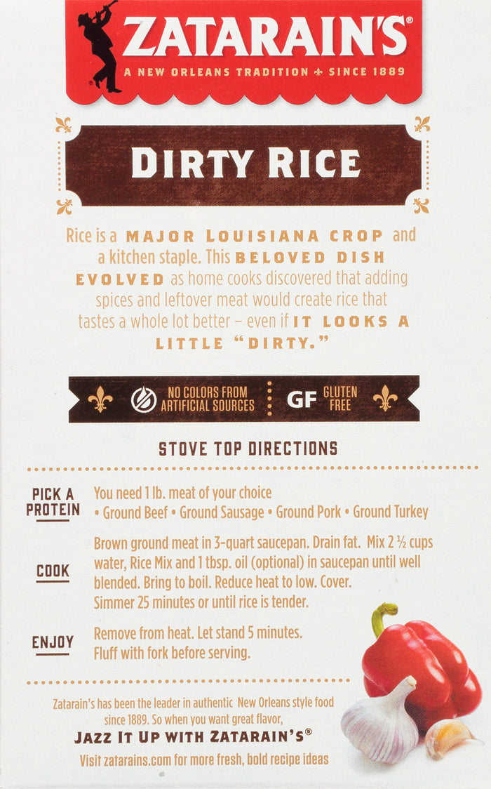 Zatarain's® Dirty Rice Dinner Mix, 8 oz