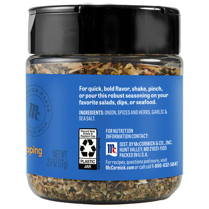 McCormick® Flavor Maker Mediterranean Style Topping Seasoning