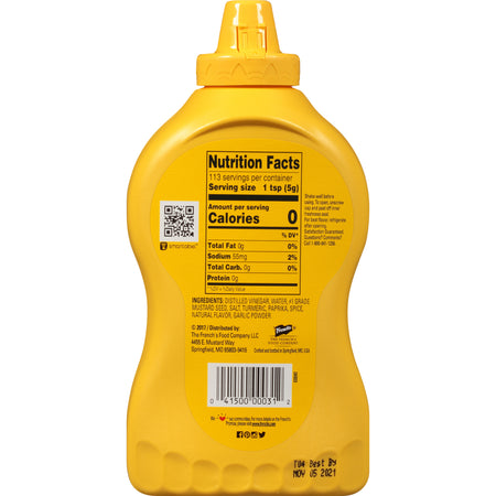 French's® Classic Yellow Mustard, 20 oz