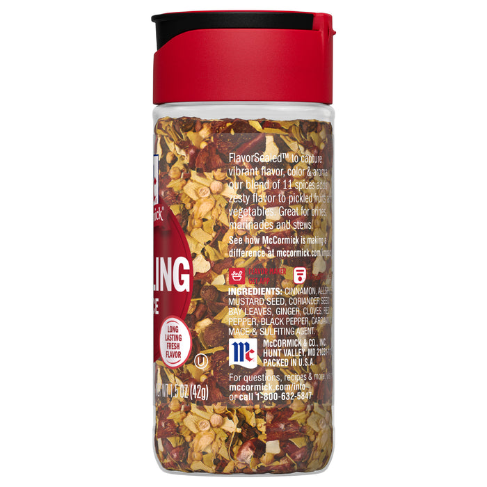 McCormick® Mixed Pickling Spice, 1.5 oz