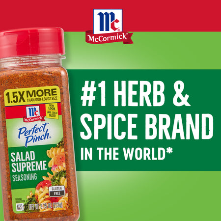 McCormick Perfect Pinch Salad Supreme Seasoning, 8.25 OZ