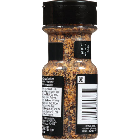 McCormick® Grill Mates® 25% Less Sodium Montreal Steak Seasoning, 3.18 oz